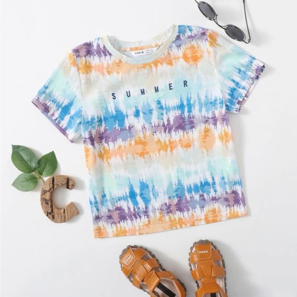 Toddler Tie Dye Summer T-Shirt - Picture 3 of 4